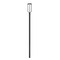 Z-Lite Leland Outdoor Post Mounted Fixture, 1-Light, 9 In.W x 118.75 In.H, Sand Black/Sand Blast 5005PHB-5009P96-BK-L - alternate 2
